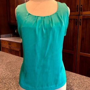 Dana Buchanan Sleeveless Silk Blouse sz XL